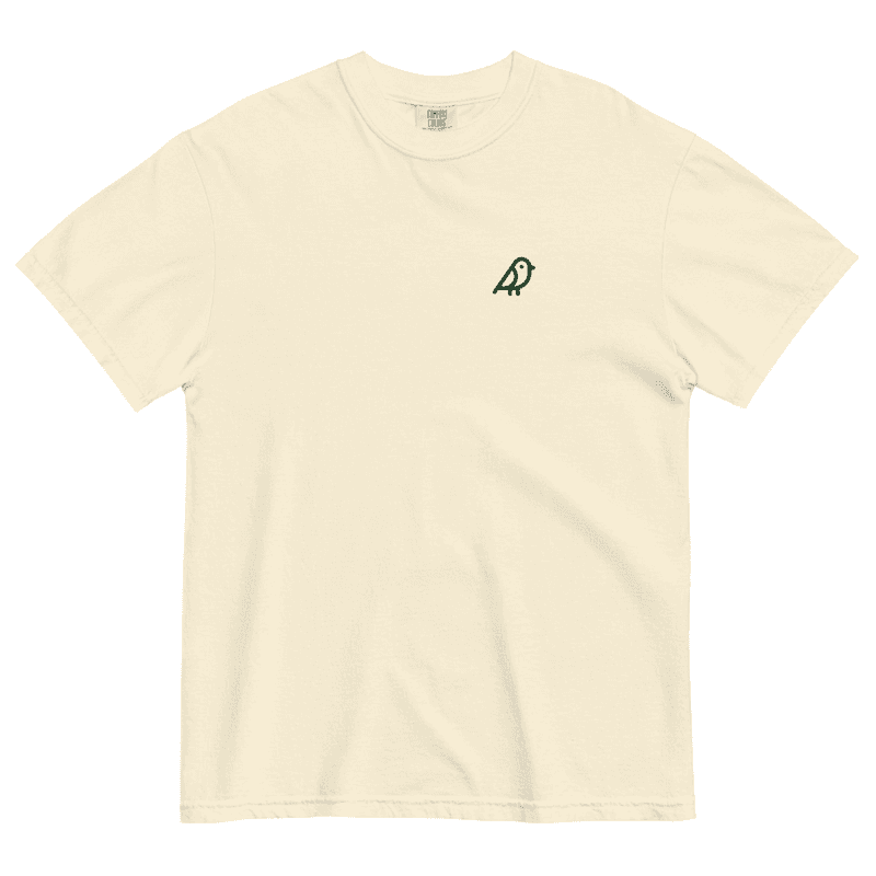 Unisex garment-dyed heavyweight t-shirt