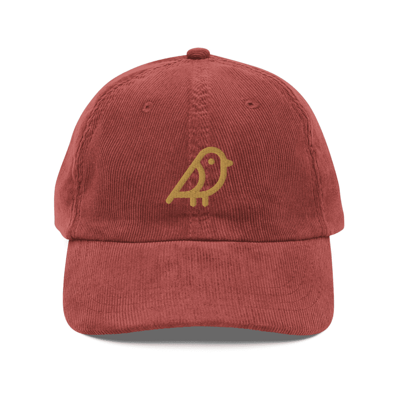 Vintage corduroy cap