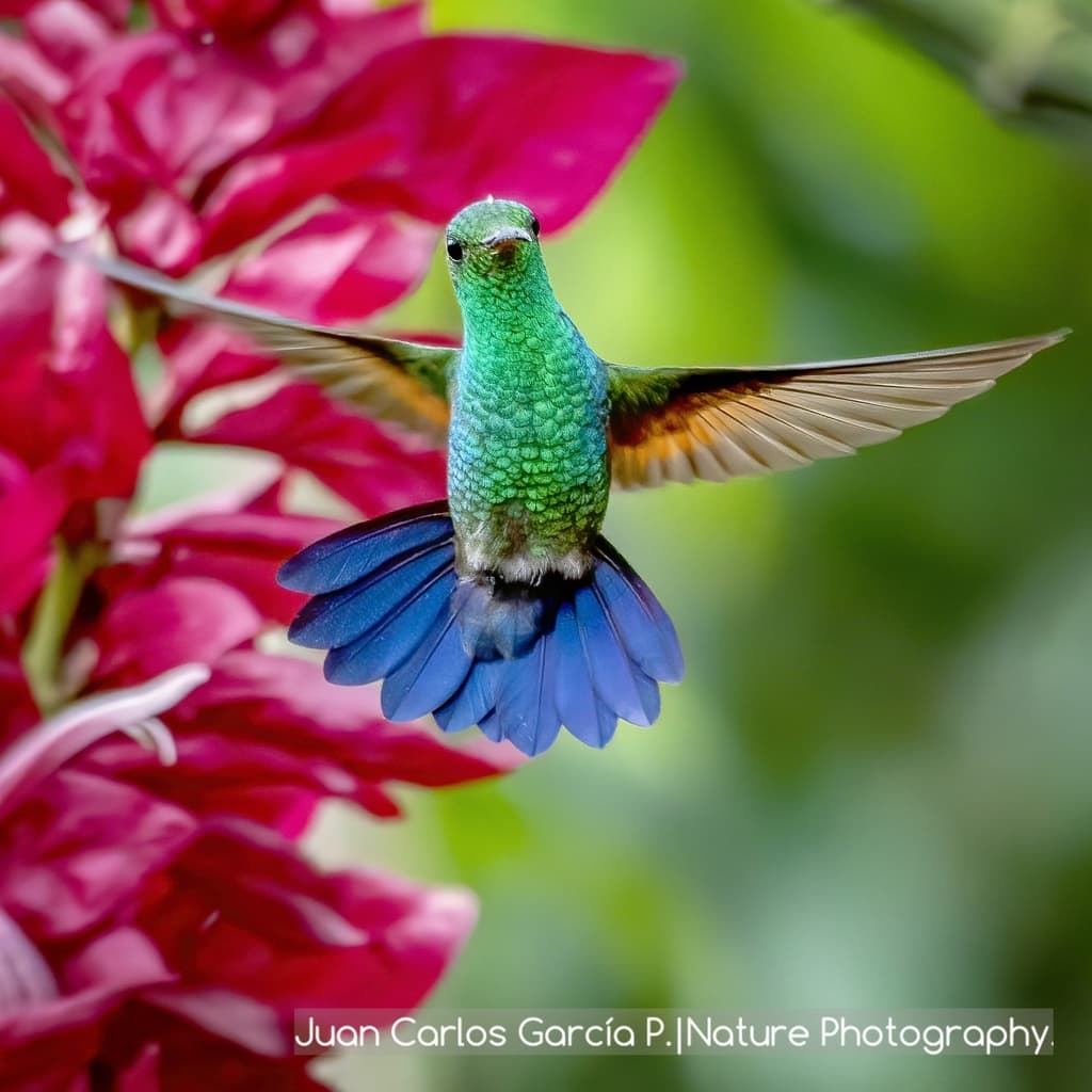 Blue-tailed Hummingbird